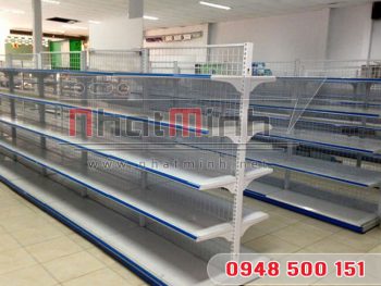 Giá kệ siêu thị đôi 5 tầng - Giá Kệ Nhật Minh - Công Ty TNHH SX Cơ Khí Và TM Nhật Minh Việt Nam
